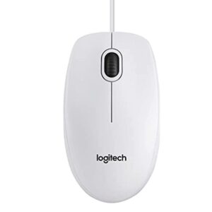 Ratón USB Logitech B100 blanco