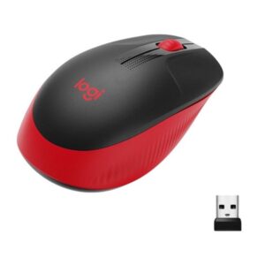 Ratón inalámbrico Logitech M190 rojo