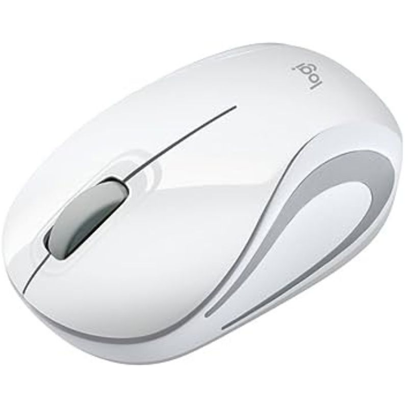 Ratón inalámbrico Logitech M187 blanco