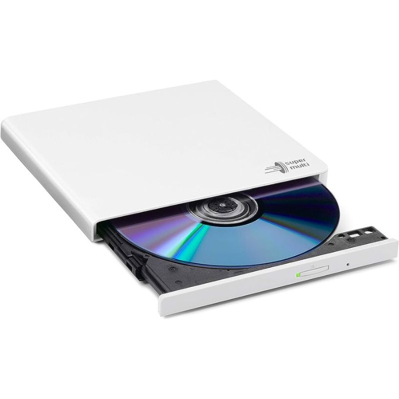 Regrabadora DVD externa blanca LG GP57EW40