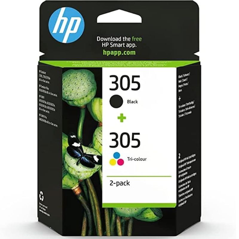 Pack cartucho de tinta HP 305 negro y color