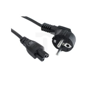 Cable de alimentación en trébol Lanberg negro