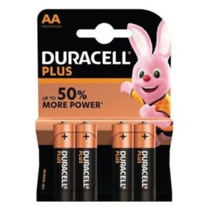 Pack 4 pilas AA Duracell plus